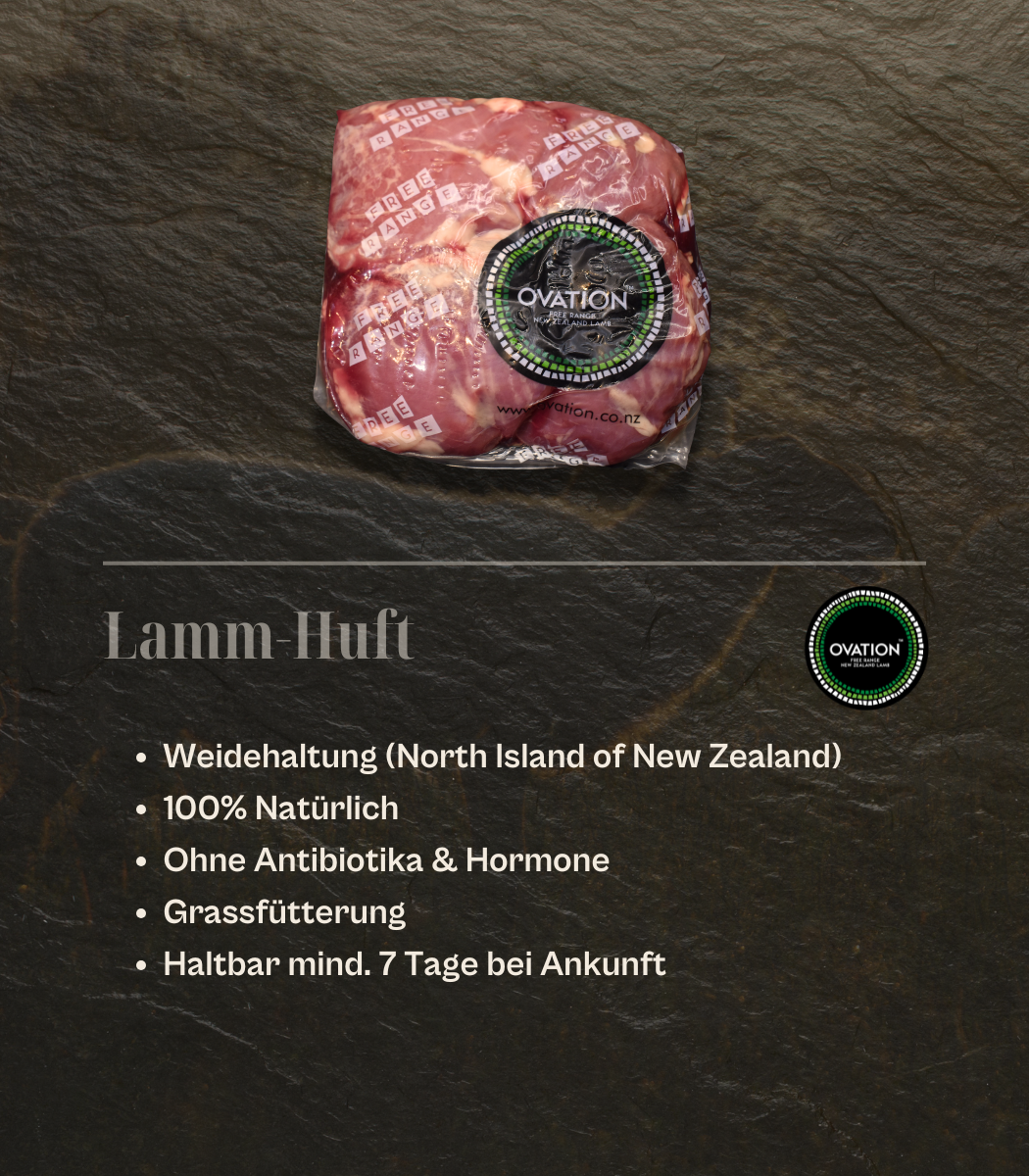 NZ - Ovation Lamm-Huft (Free Range), 4x ca. 200gr.