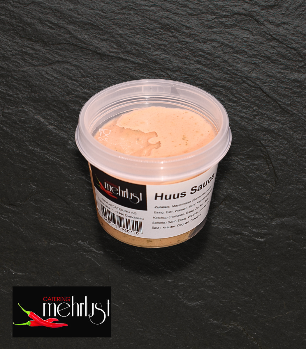 Huus Sauce - Hausgemacht & ohne Zusatzstoffe, 100g