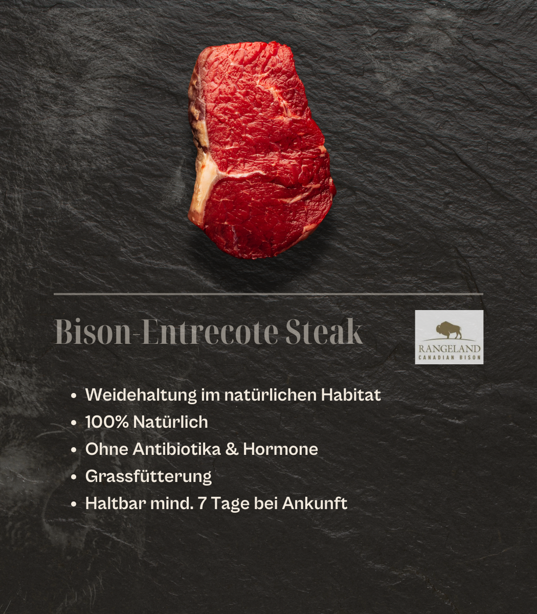 CAN - Rangeland Bison-Entrecote Steak