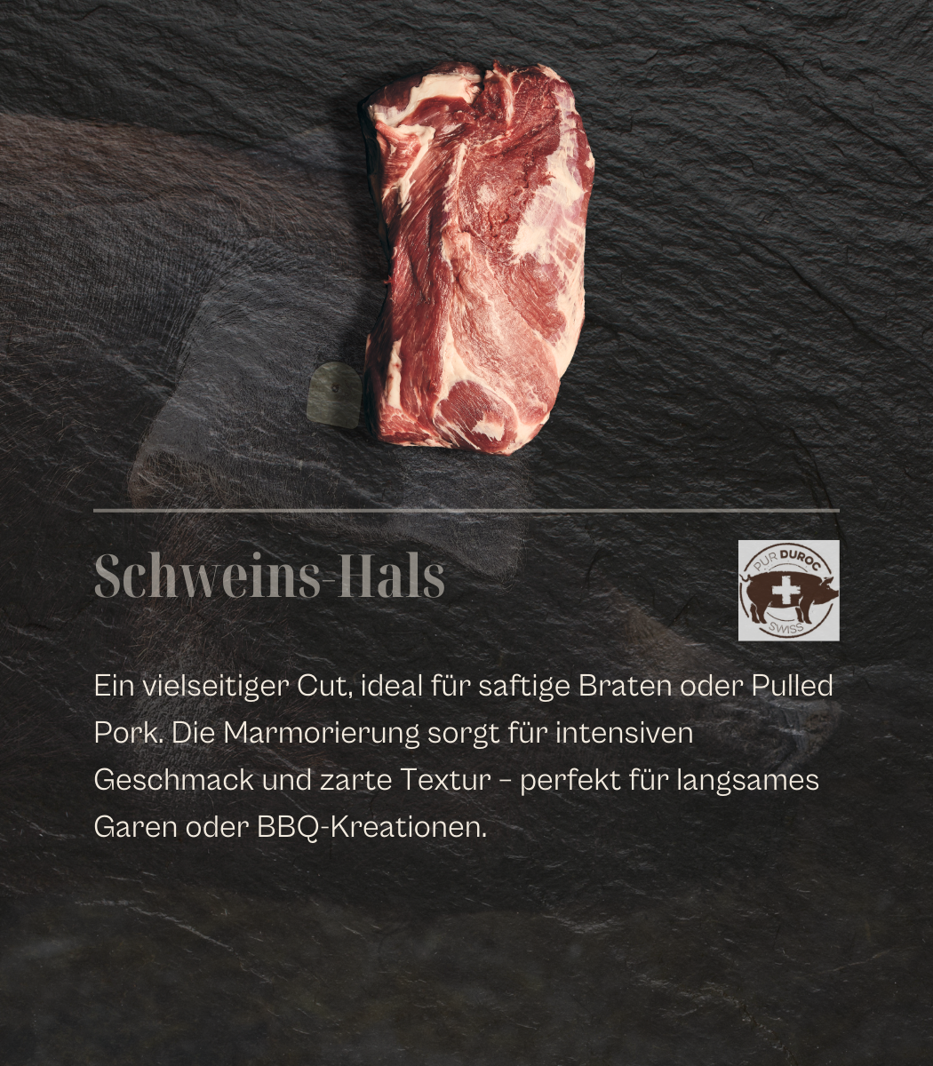 SUI - Pur Durco Schweins-Hals am Stück, ca. 550gr.