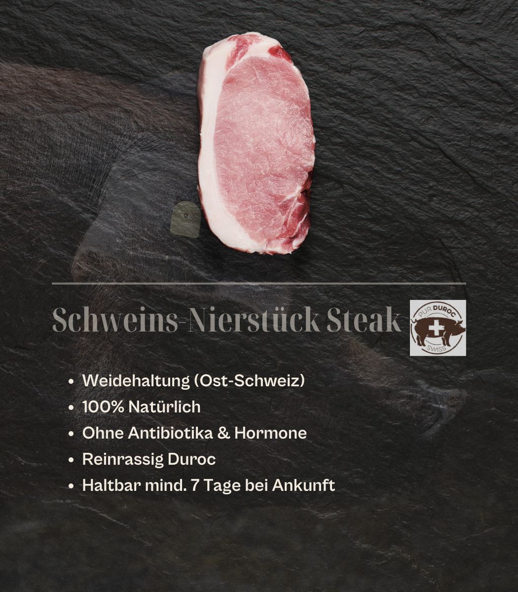 SUI - Pur Duroc Schweins-Nierstück Steak