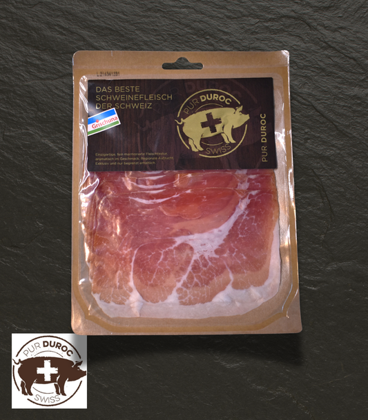 SUI - Pur Duroc Rohschinken geschnitten