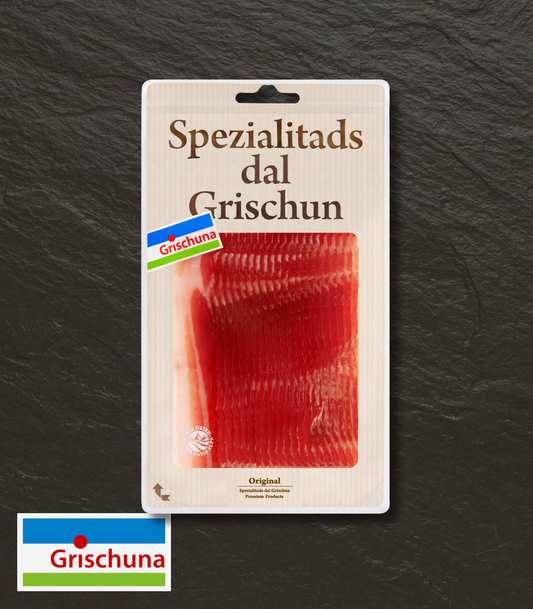 Grischuna Rohessspeck geschnitten, 100gr.