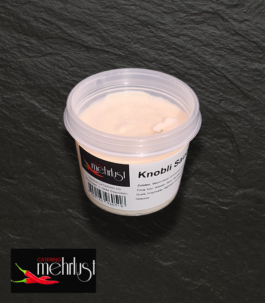 Knobli Sauce - Hausgemacht & ohne Zusatzstoffe, 100g