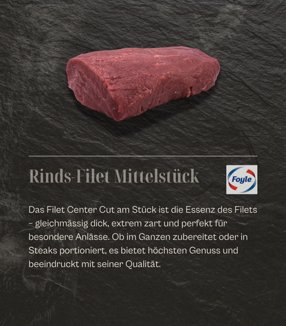 IRL - Folye Rinds-Filet Mittelstück, am Stück, 900gr.