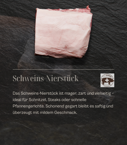 SUI - Pur Duroc Schweins-Nierstück am Stück, ca. 500gr.