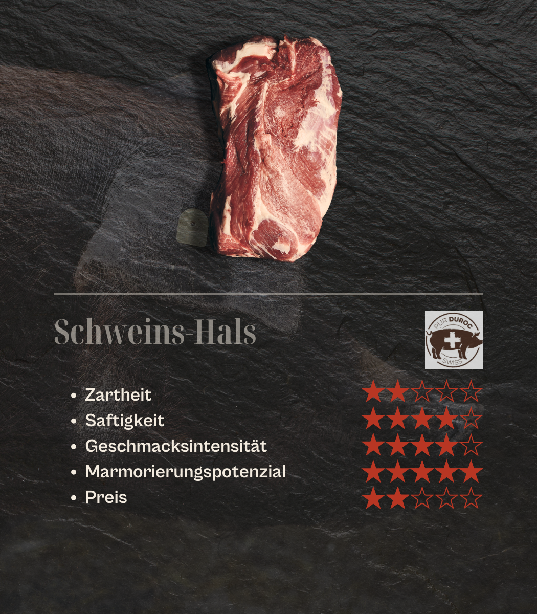 SUI - Pur Durco Schweins-Hals am Stück, ca. 550gr.